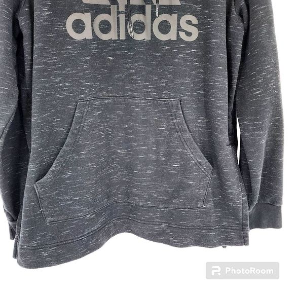 Adidas Womens‎ Black Hooded pullover Size Large - Picture 2 of 7